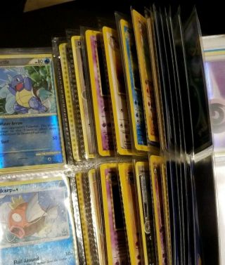 Huge Vintage Pokemon Cards Binder 185,  Rares AND holos WOTC 1st editions Reverse 3