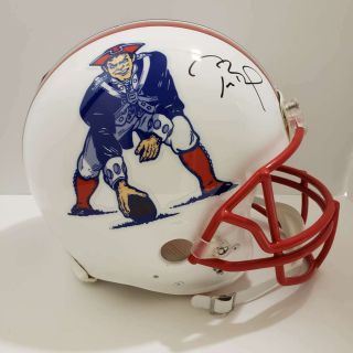Tom Brady Signed Autographed England Patriots Fs Proline Tb Helmet Fanatics