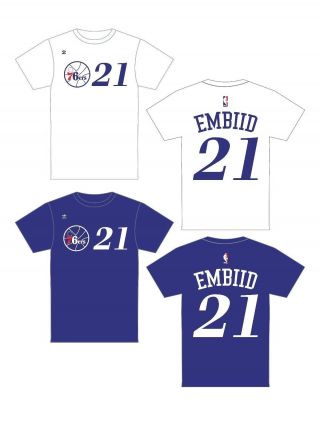 Joel Embiid Philadelphia 76ers 21 Jersey Player Shirt
