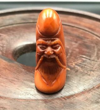 A Good Vtg Chinese Carved Figure Soapstone Seal