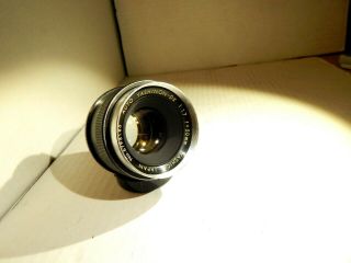 Vintage Yashica Yashinon Dx 50mm F1.  7 Prime M42 Screw Thread Lens