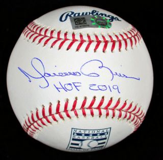 Mariano Rivera Signed Hall Of Fame Logo Baseball Hof 2019 Insc Fanatics/mlb Holo