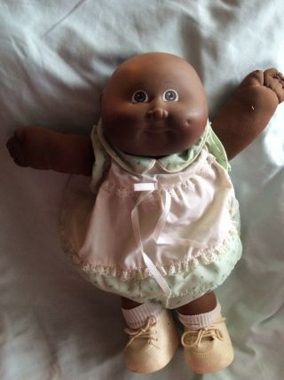 Vtg Cabbage Patch Kids African American Black Doll 1978 1982 Coleco Xavier Infan