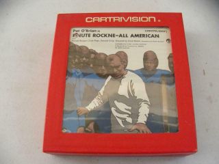 Vtg Cartrivision Video Cartridge Pat Obrian Reagan Unite Rockne - All American