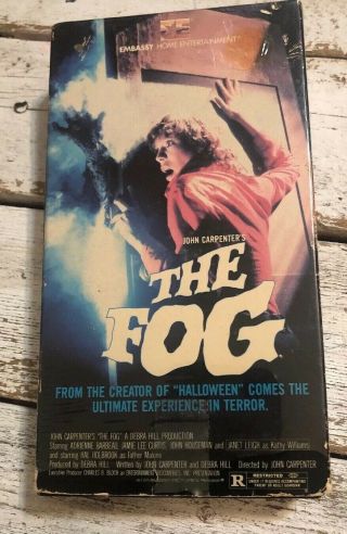 The Fog - (vhs,  1985) - Horror Slasher Cult Htf Oop Rare Vintage