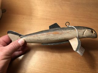 Vintage 1970’s Sucker Fish Spearing Decoy Ice Fishing Central,  MN 2