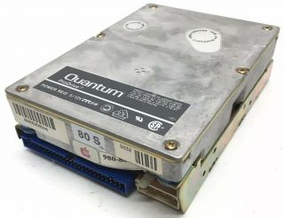 Quantum Prodrive Els 80mb Vintage 3.  5 " Ide Hard Drive Apple