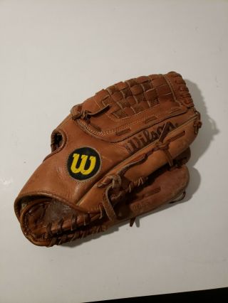 Vintage Wilson A2655 Dave Righetti Fieldmaster Baseball Glove Right Thrower Euc