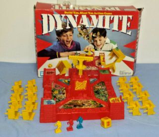 1988 Vintage Dynamite,  Parker Brothers Board Game Complete,  MISSING 1x Green Man 3