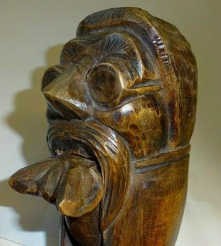 Antique Carved Wooden Black Forest Figural Nutcracker