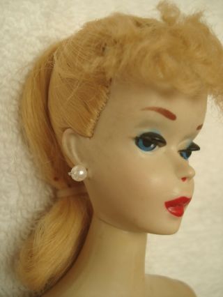 Vintage 3 Blond Ponytail Barbie