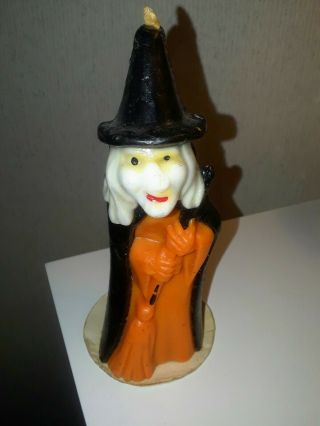 Vintage Gurley Halloween Witch Candle.