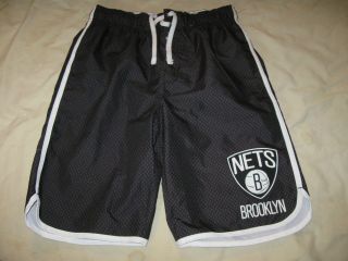 Brooklyn Nets Board Shorts Swim Trunks Youth 14 - 16 Boys Swimsuit Nba