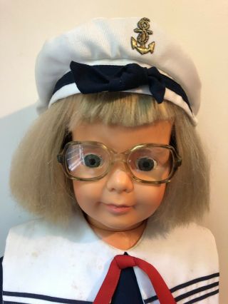 Vintage TLC G35 35 inch Ideal Patti playpal Doll - Blond Cute Sailor Outfit 2