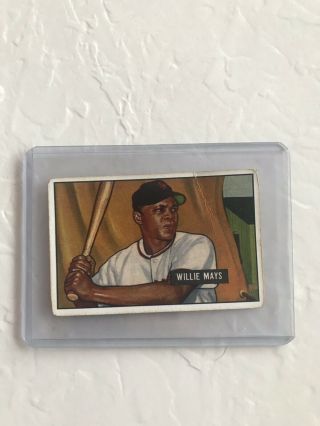 1951 Bowman 305 Willie Mays Rc