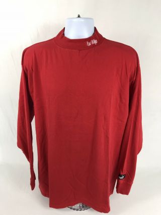 Vtg 90’s Puma Nhl Detroit Red Wings Hockey Long Sleeve T - Shirt Size Large