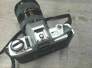 Vintage Minolta X - 300 35mm Film Camera Soligor 28 - 70mm F2.  8 Lens 3
