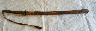 WWII Japanese Army officer ' s samurai sword antique shin gunto collectible ww2 2