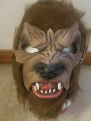 Vintage Werewolf Latex Halloween Mask - Bss Be Something Studios (1987)