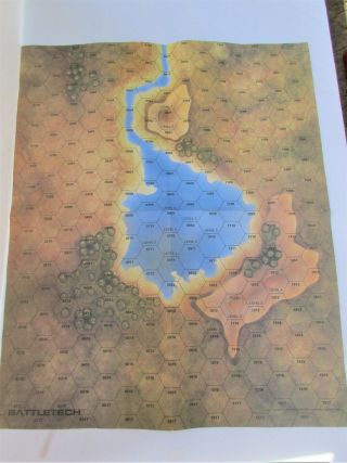 Battletech Game Maps Classic Vintage Early 90 