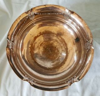 LARGE SILVER PLATE FRUIT BOWL BY THE ATKIN BROTHERS 11 