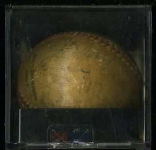 Babe Ruth X2 Signed Autographed Baseball AUTO,  LOA PSA/DNA 2.  5 GD,  (PWCC) 2