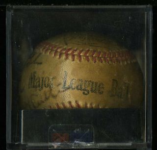 Babe Ruth X2 Signed Autographed Baseball AUTO,  LOA PSA/DNA 2.  5 GD,  (PWCC) 3