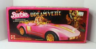 Mattel Barbie Dream Vette Corvette Sports Car Vehicle 3299 W/box Vintage 1980