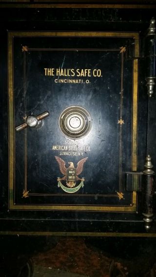 ANTIQUE HALL ' S FLOOR SAFE - FOR LOCAL 2