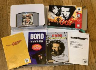N64 Goldeneye 007 James Bond Complete Cib Nintendo Retro Game Oem Vintage