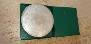Boxed Set Of 6 Barker Ellis Traditional Silver Plated Placemats/coasters 18cm