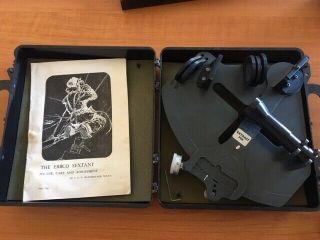 Vintage Ebbco Sextant,  Box And Book