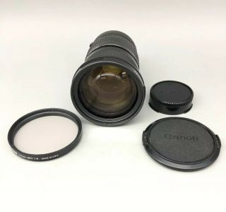 Vintage Canon Fd 35 - 105mm 1:3.  5 - Macro Zoom Lens - Made In Japan Fast Ship H03