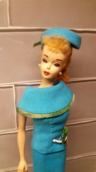 Vintage Barbie 3 Blond Ponytail,  Fashion Editor