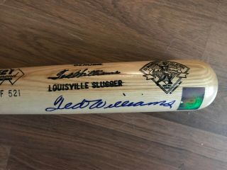 Ted Williams Signed 34 " H&b Louisville Slugger Professional Bat Auto Hof
