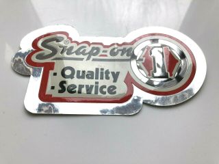 Rare Snap - On Tools Vintage Mirror Box Sticker Decal Quality Service NOS SS - 686 2