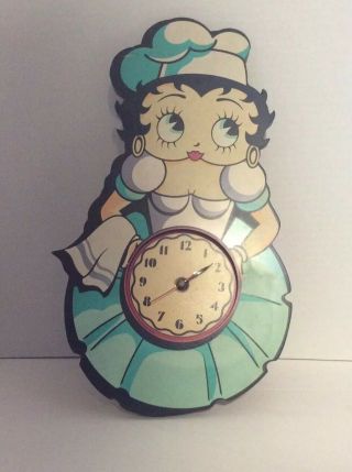 Betty Boop Vintage Wall Clock Watch Machinery Not