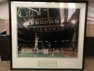 Uda Larry Bird 16x20 Signed Boston Celtics Photo Upper Deck 147/300