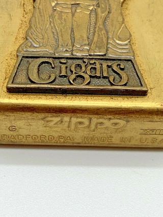 Zippo Cigar Store Indian Brass Lighter G XIII 3
