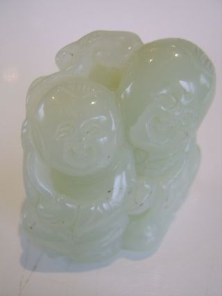 Fine Piece Of Old Chinese Antique Cavred Jade Figure Statue