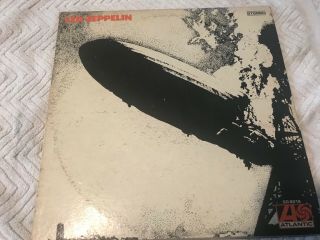 Led Zeppelin " S/t " 1st Lp Atlantic Sd8126 1st Pressing Vintage Vinyl Lp