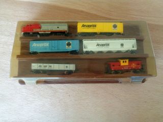 Vintage Bachmann N Scale Anaprox Doctors Promo Sample Train Set In Case