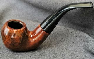 Lovely Chunky 3/4 Bent Rhodesian Un - Named London Made Estate Pipe.