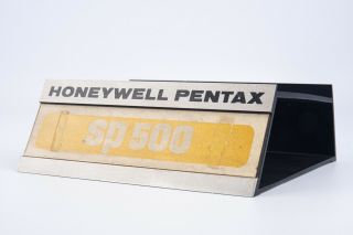 Vintage Honeywell Pentax Sp 500 35mm Metal Camera Store Display Stand V12