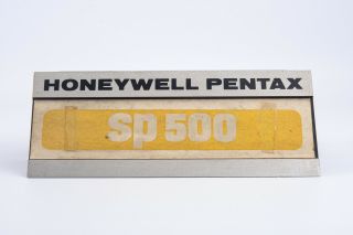 Vintage Honeywell Pentax SP 500 35mm Metal Camera Store Display Stand V12 2