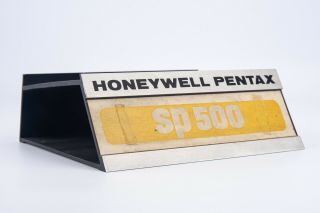 Vintage Honeywell Pentax SP 500 35mm Metal Camera Store Display Stand V12 3