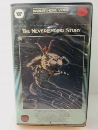 RARE Vintage 1984 The NeverEnding Story OOP Warner Home Video Clamshell VHS Tape 2