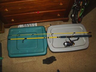 Eagle Claw Water Eagle Yellow Fishing Rod Reel Set 6 