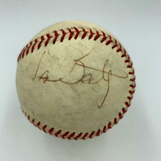 Warren Beatty Dick Tracy Single Signed Official Major League Baseball Jsa
