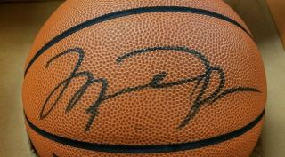 Michael Jordan UDA Signed Basketball Upper Deck Auto Signature Ball Bulls MJ 2
